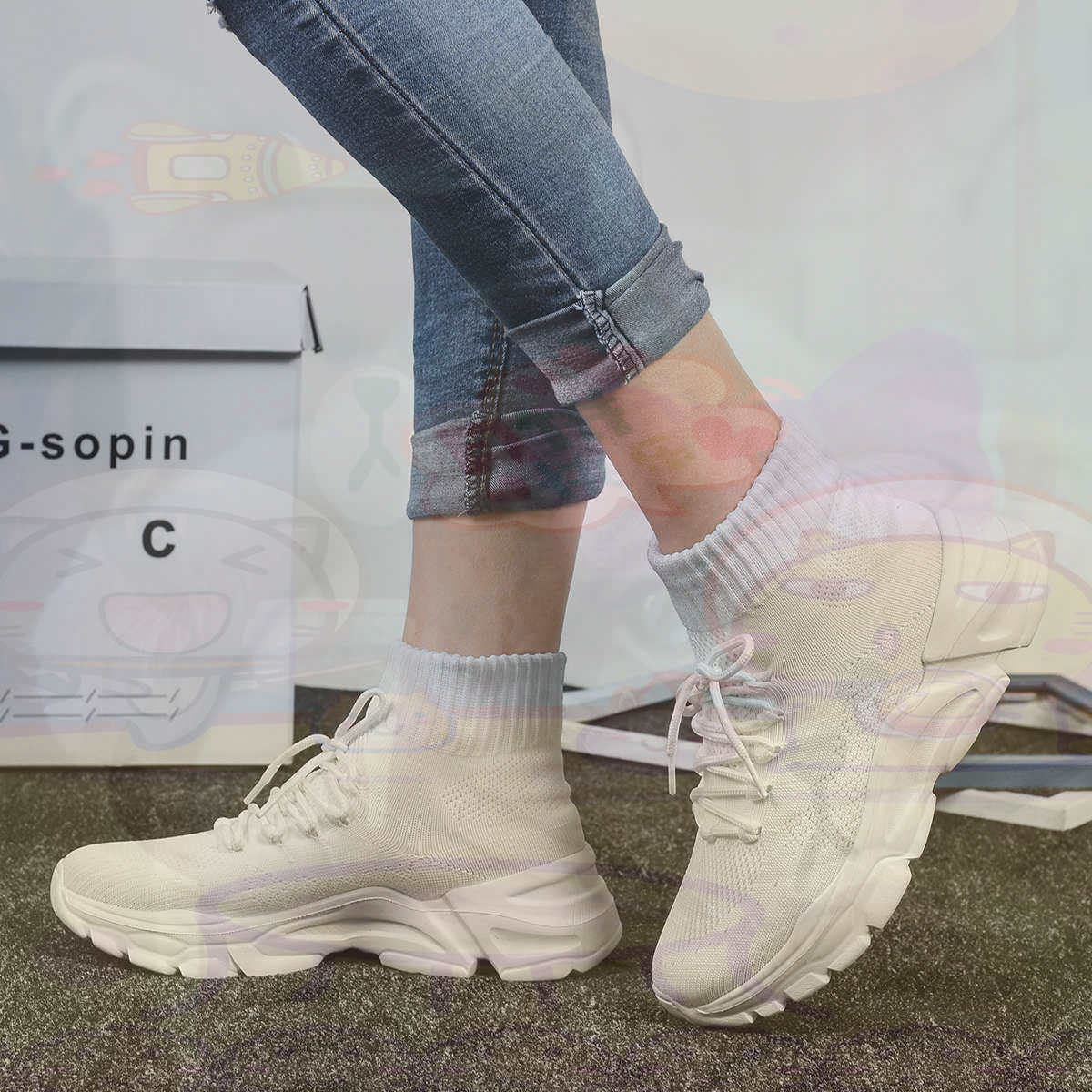 Tech Accessories Sale - Aumenta a altura sumer basquete sapatos
