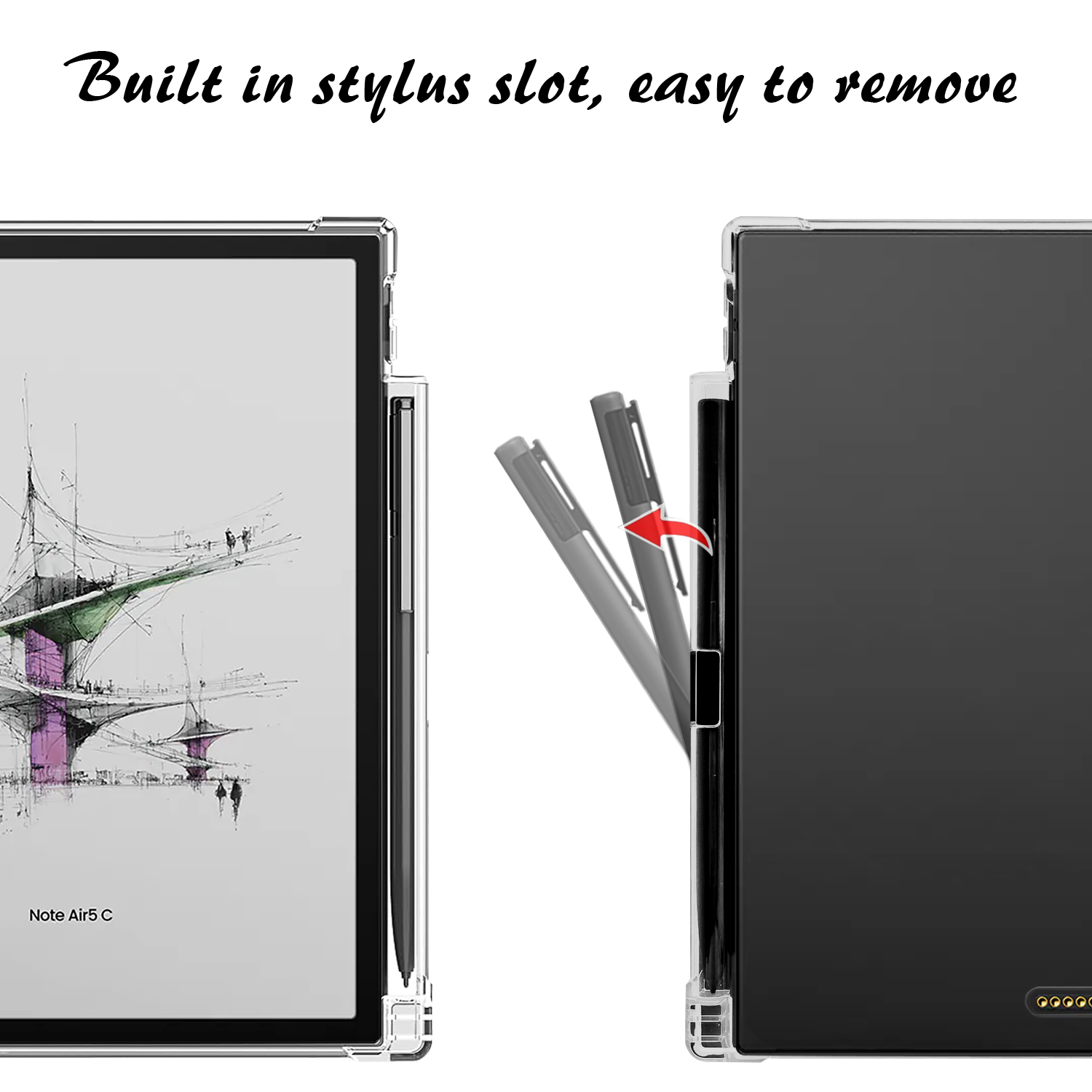 Capa Traseira Transparente de  - Pen Holder Magnetic avaliação e preço
