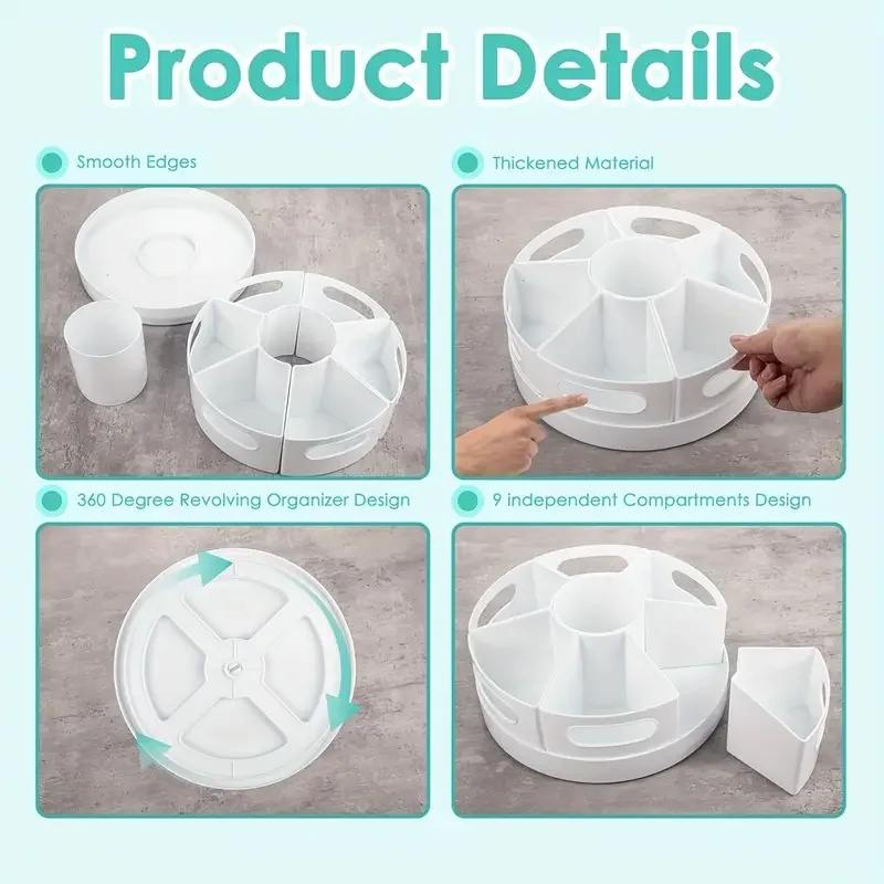 Organizador de mesa giratório  - Tech Accessories For Office Desk avaliação e preço