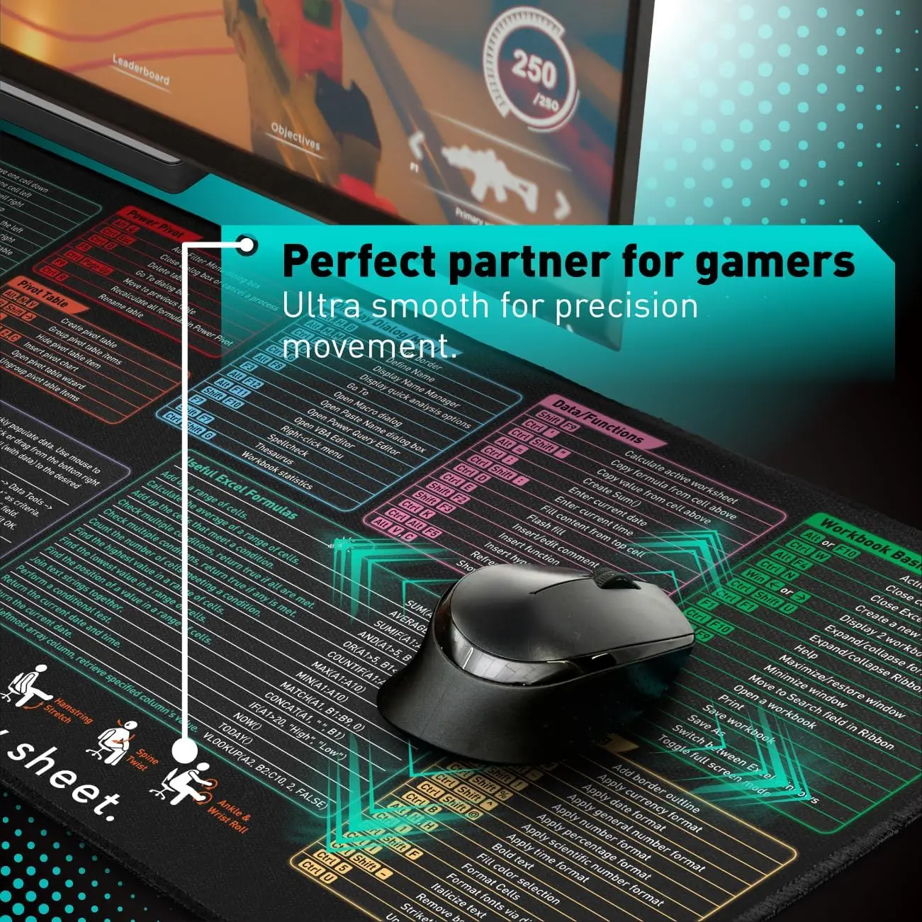 Mouse Pad Grande para Escritór - Tech Accessories For Office Desk avaliação e preço